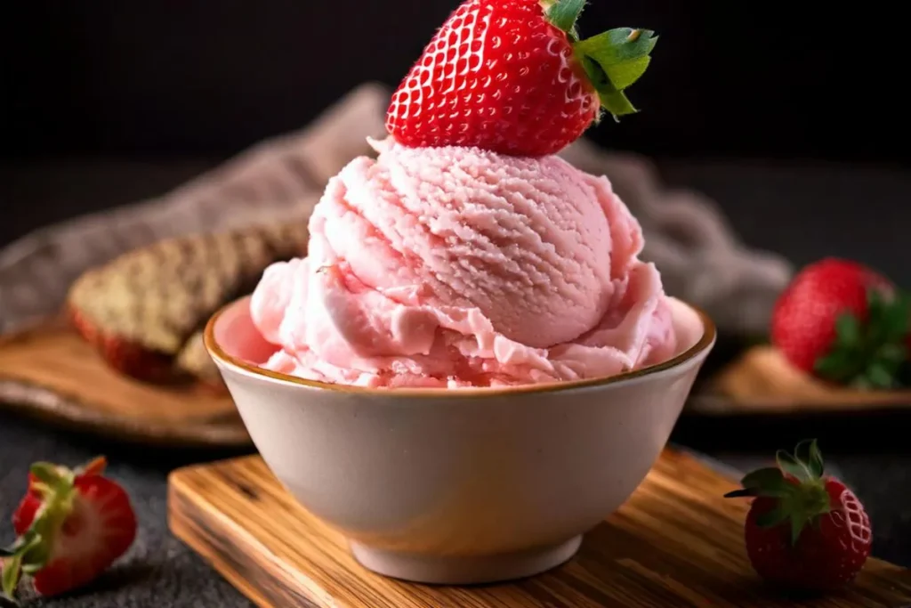 strawberry ice cream recipe